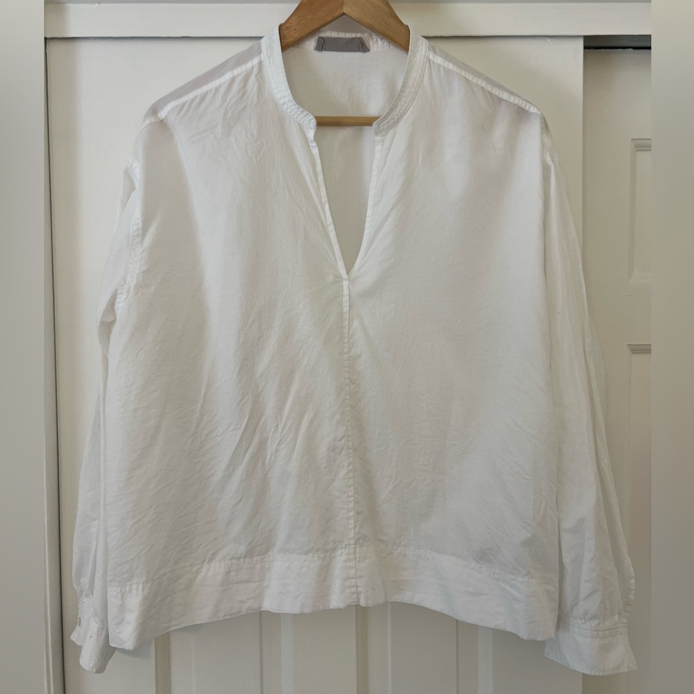 White Everlane Cotton Shirt